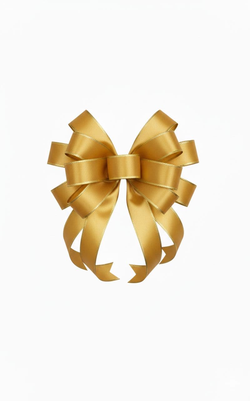 12 Loop Mailbox Bow Gold