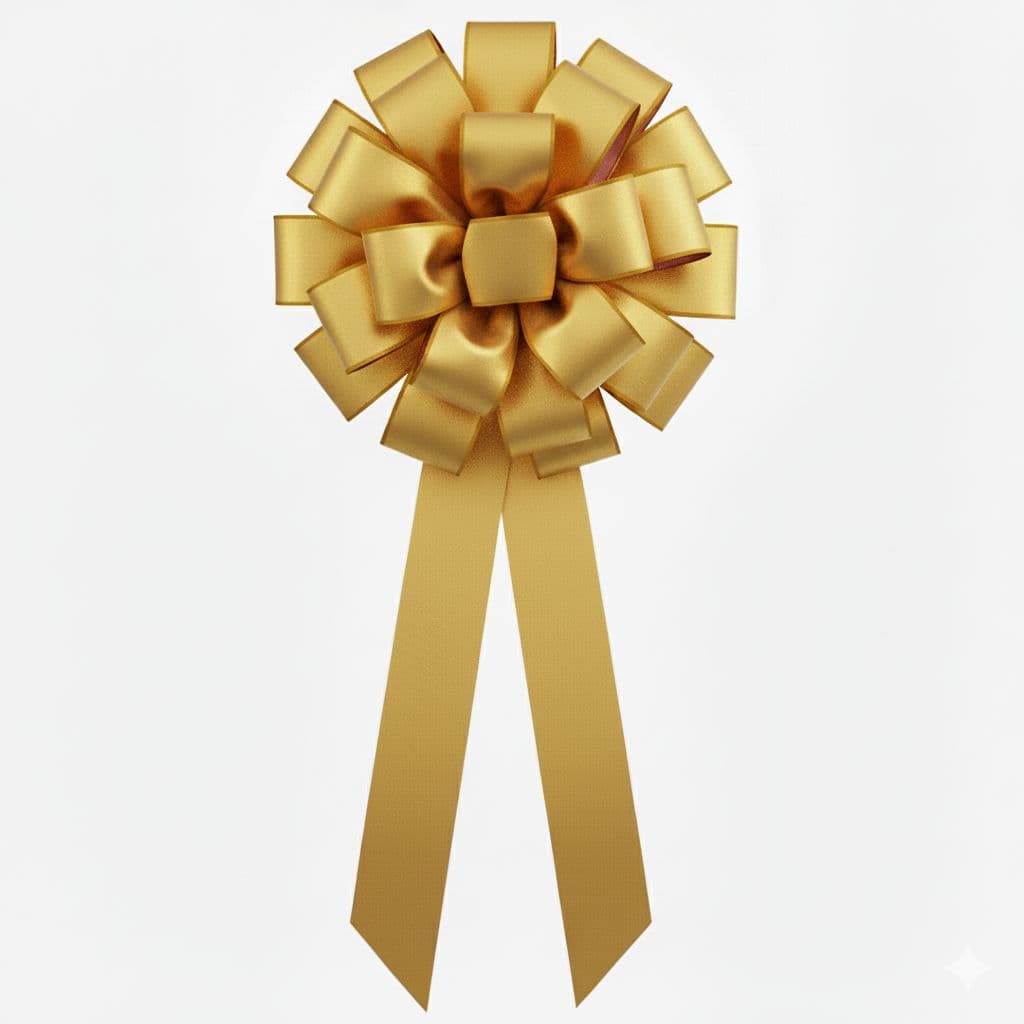 24 Loop Display Bow Gold